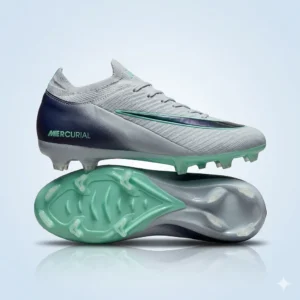 Chaussures de football professionnelles gris/vert