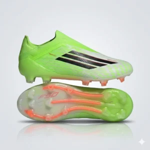 Chaussures de football professionnelles vert fluo