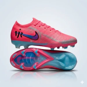 Chaussures de football professionnelles rose/bleu